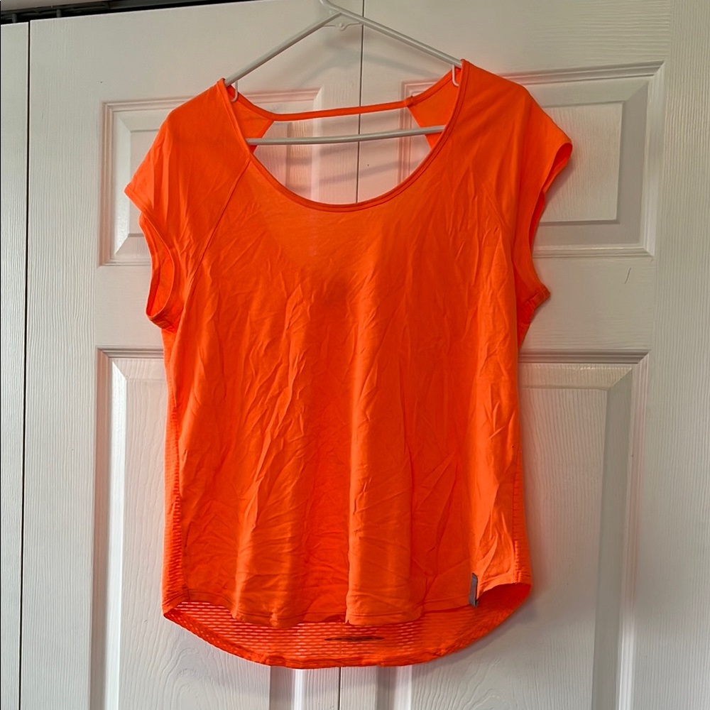 Orange Under Armour Athletic Top